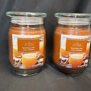 Ashland Autumn Scented Candle Duo lot of 2